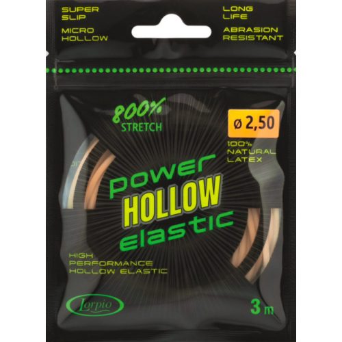 Lorpio Power Hollow Elastic csőgumi 2,5 mm 3m