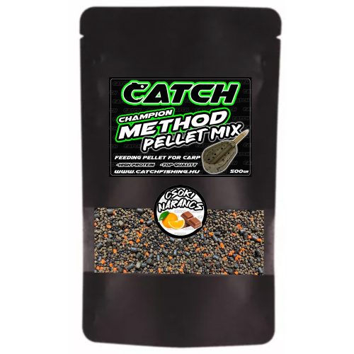 CATCH Champion Method Pellet Mix 500gr Csoki-narancs