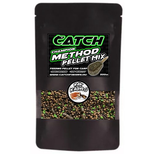 Catch Champion Method Pellet Mix 500gr Rák-kagyló