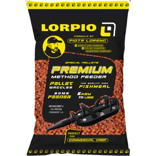 Lorpio Red Halibut pellet 2 mm 700gr