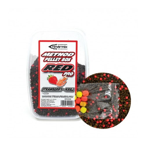 Timár Mix Pro Method Pellet box Red 